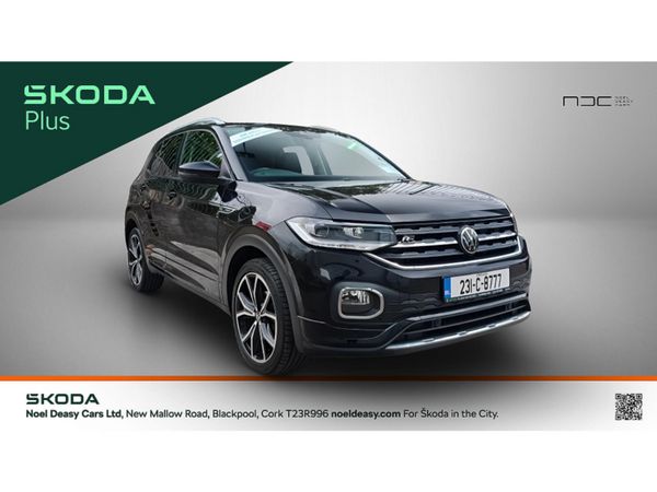 Volkswagen T-Cross Hatchback, Petrol, 2023, Black