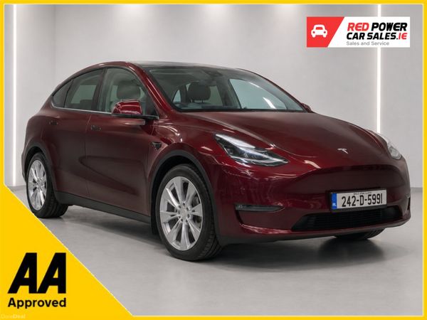 Tesla Model Y MPV, Electric, 2024, Red