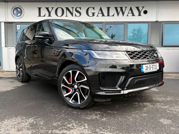Land Rover Range Rover Sport SUV, Petrol Plug-in Hybrid, 2021, Black
