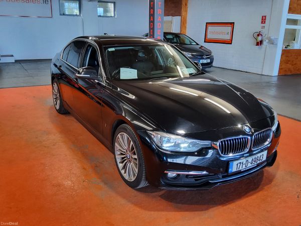 BMW 3-Series Saloon, Petrol Plug-in Hybrid, 2017, Black