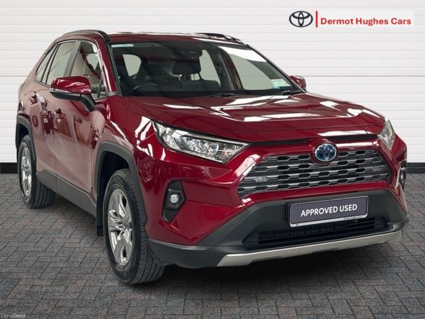 Toyota RAV4 SUV, Petrol Hybrid, 2023, Red