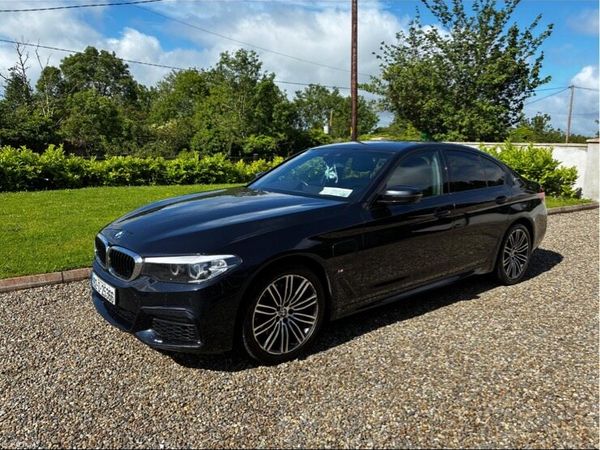 BMW 5-Series Saloon, Petrol Plug-in Hybrid, 2018, Black