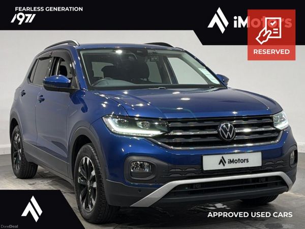 Volkswagen T-Cross SUV, Petrol, 2022, Blue
