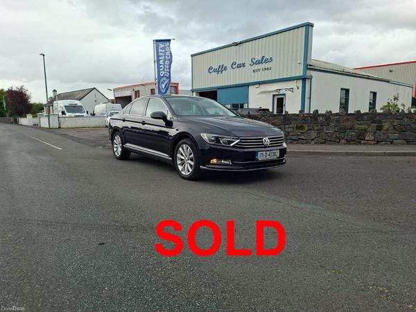 Volkswagen Passat Saloon, Diesel, 2017, Black