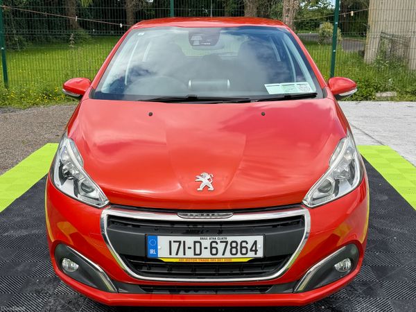 Peugeot 208 Hatchback, Petrol, 2017, Orange