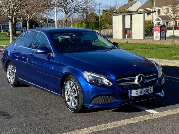 Mercedes-Benz C-Class Saloon, Petrol Plug-in Hybrid, 2016, Blue