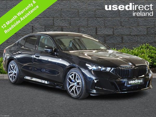 BMW 5-Series Saloon, Petrol Plug-in Hybrid, 2024, Black