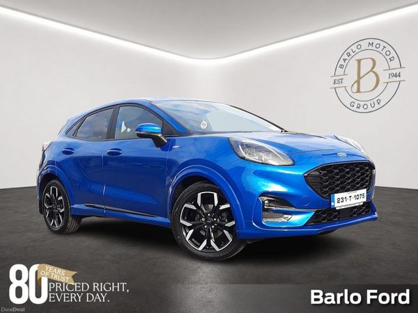 Ford Puma MPV, Petrol Hybrid, 2023, Blue