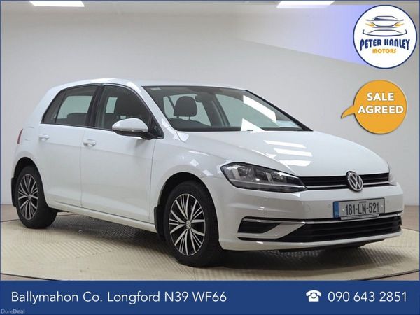 Volkswagen Golf Hatchback, Diesel, 2018, White