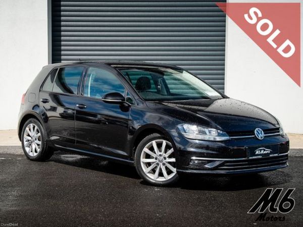 Volkswagen Golf Hatchback, Diesel, 2018, Black