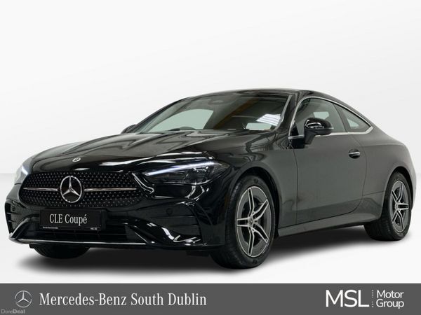 Mercedes-Benz CLE Coupe, Diesel Hybrid, 2026, Black