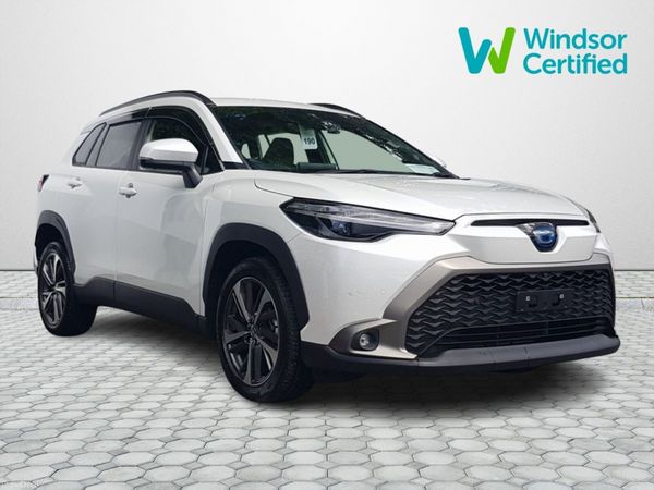 Toyota Corolla Cross SUV, Petrol Hybrid, 2023, White