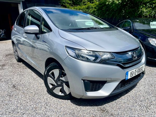 Honda Fit Hatchback, Petrol Hybrid, 2015, Silver
