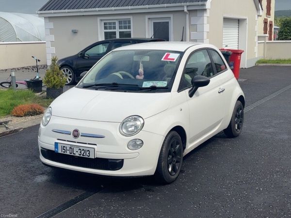 Fiat 500 Hatchback, Petrol, 2015, White