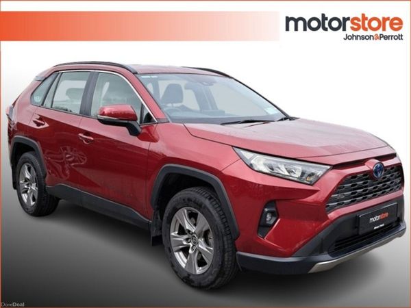 Toyota RAV4 SUV, Petrol Hybrid, 2022, Red