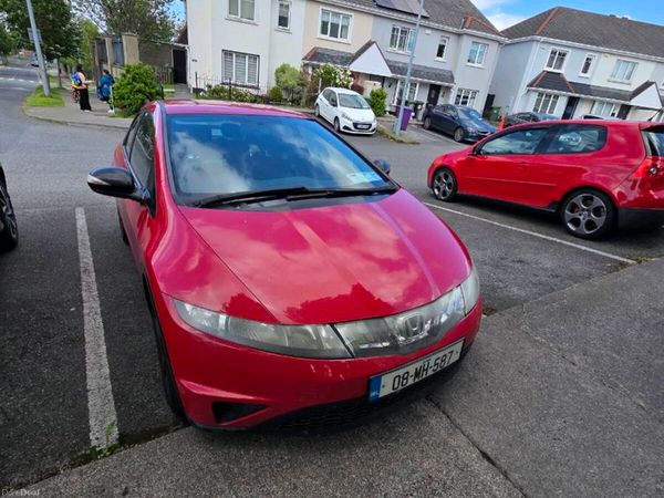 Honda Civic Hatchback, Petrol, 2008, Red