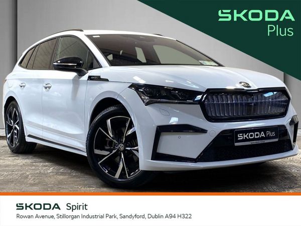 Skoda Enyaq Estate, Electric, 2023, White