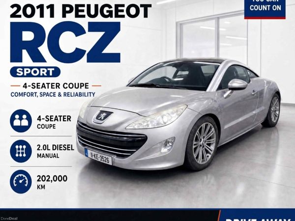 Peugeot RCZ Coupe, Diesel, 2011, Silver