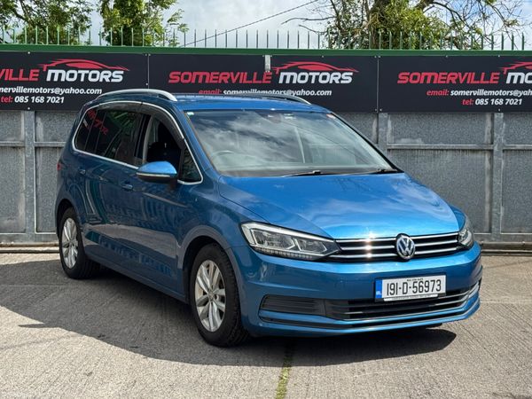 Volkswagen Touran MPV, Diesel, 2019, Blue