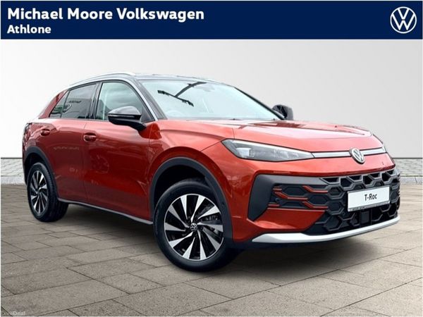 Volkswagen T-Roc SUV, Petrol Hybrid, 2026, Red