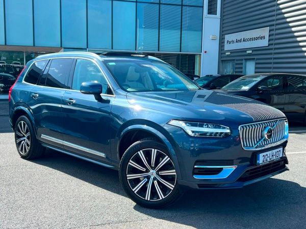 Volvo XC90 SUV, Petrol Plug-in Hybrid, 2021, Blue