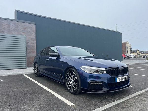 BMW 5-Series Saloon, Diesel, 2017, Blue
