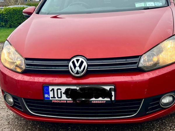 Volkswagen Golf Hatchback, Diesel, 2010, Red