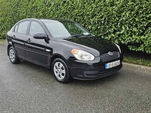 Hyundai Accent Saloon, Petrol, 2007, Black