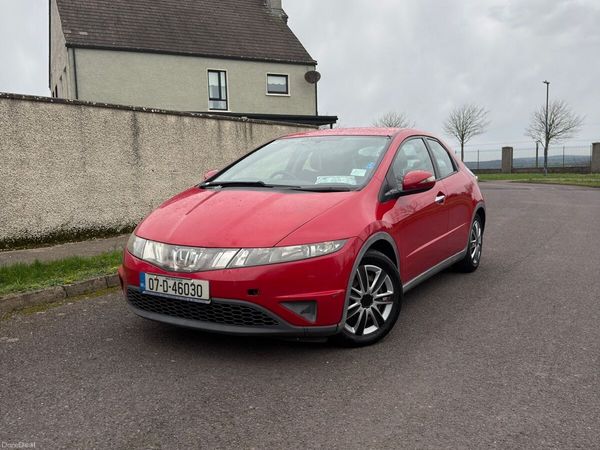 Honda Civic Hatchback, Petrol, 2007, Red