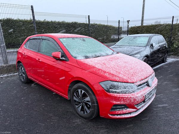 Volkswagen Polo Hatchback, Petrol, 2022, Red