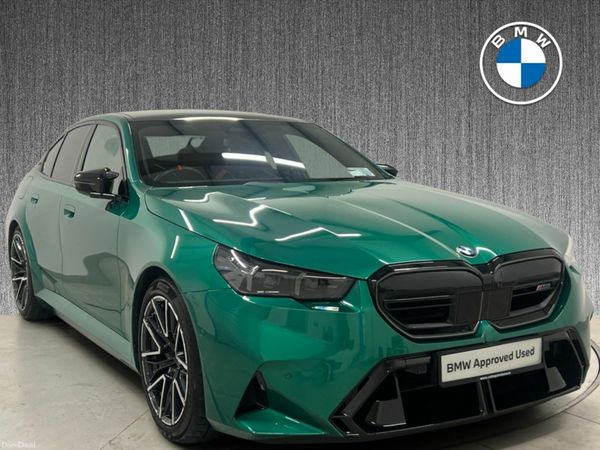 BMW M5 Saloon, Petrol Plug-in Hybrid, 2025, Green