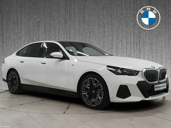 BMW 5-Series Saloon, Petrol Plug-in Hybrid, 2024, White