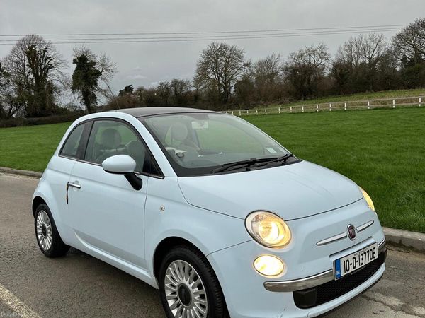 Fiat 500 Hatchback, Petrol, 2010, Blue