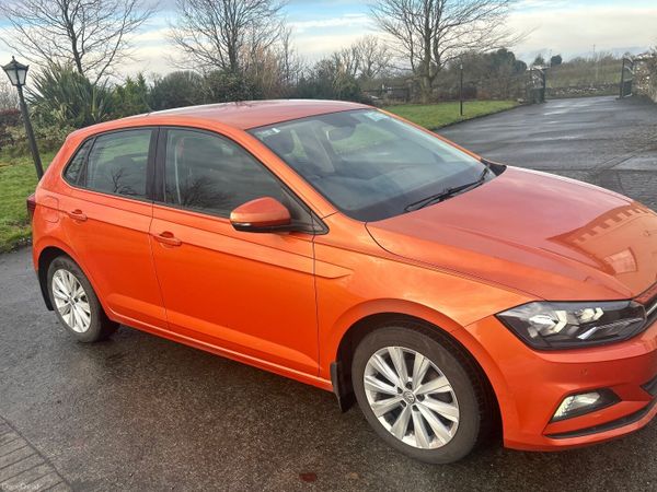 Volkswagen Polo Hatchback, Diesel, 2019, Orange