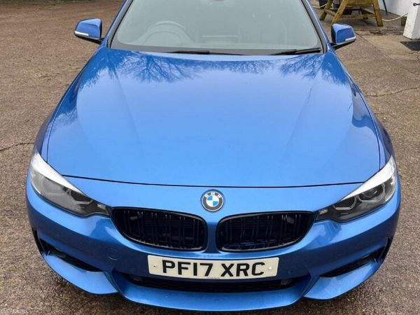 BMW 4-Series Hatchback, Diesel, 2017, Blue