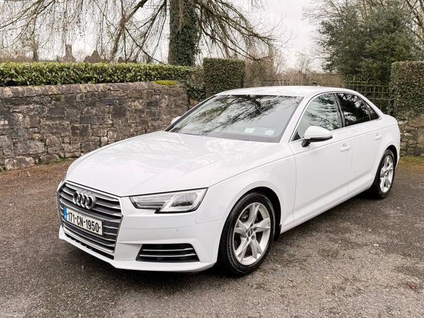 Audi A4 Saloon, Diesel, 2017, White