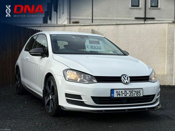 Volkswagen Golf Hatchback, Diesel, 2014, White