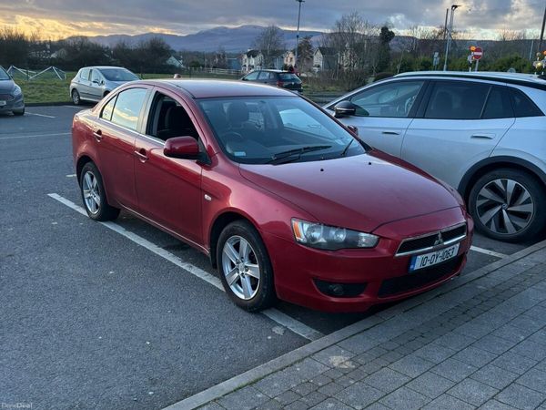 Mitsubishi Lancer Saloon, Petrol, 2010, Red