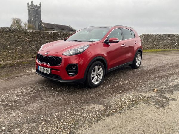 Kia Sportage SUV, Diesel, 2018, Red