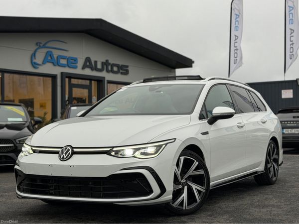 Volkswagen Golf Estate, Petrol Hybrid, 2022, White