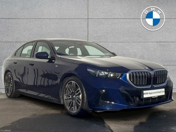 BMW 5-Series Saloon, Petrol Plug-in Hybrid, 2025, Blue
