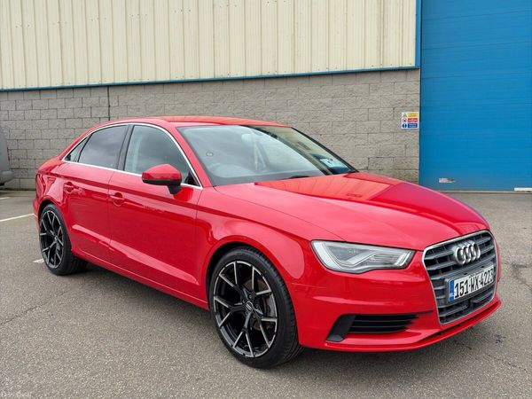 Audi A3 Saloon, Petrol, 2015, Red