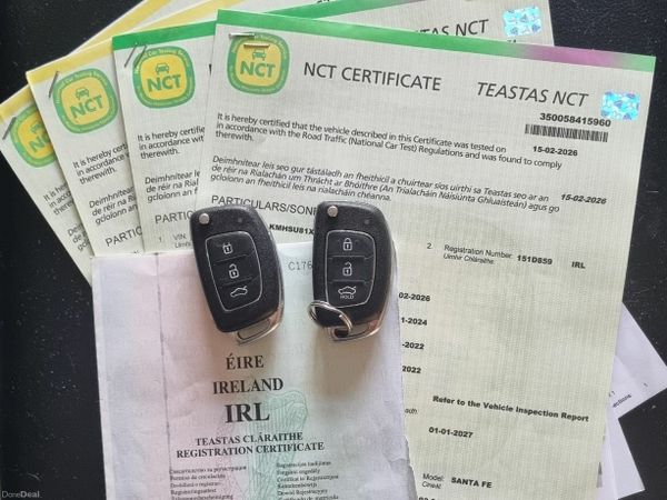 Hyundai Santa Fe SUV, Diesel, 2015, Silver