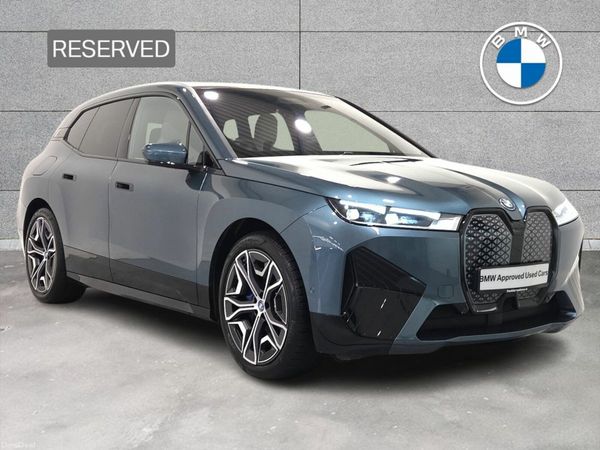 BMW iX SUV, Electric, 2025, Blue