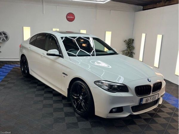 BMW 5-Series Saloon, Diesel, 2016, White