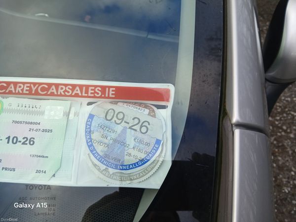 Toyota Prius Hatchback, Petrol Hybrid, 2014, Silver