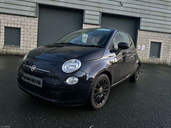 Fiat 500 Hatchback, Petrol, 2012, Black