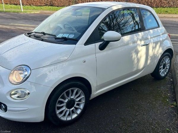 Fiat 500 Hatchback, Petrol, 2018, White