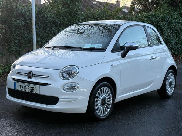 Fiat 500 Hatchback, Petrol, 2017, White