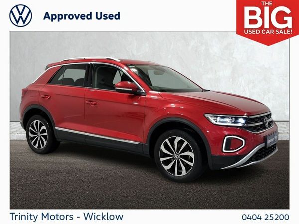 Volkswagen T-Roc SUV, Petrol, 2023, Red